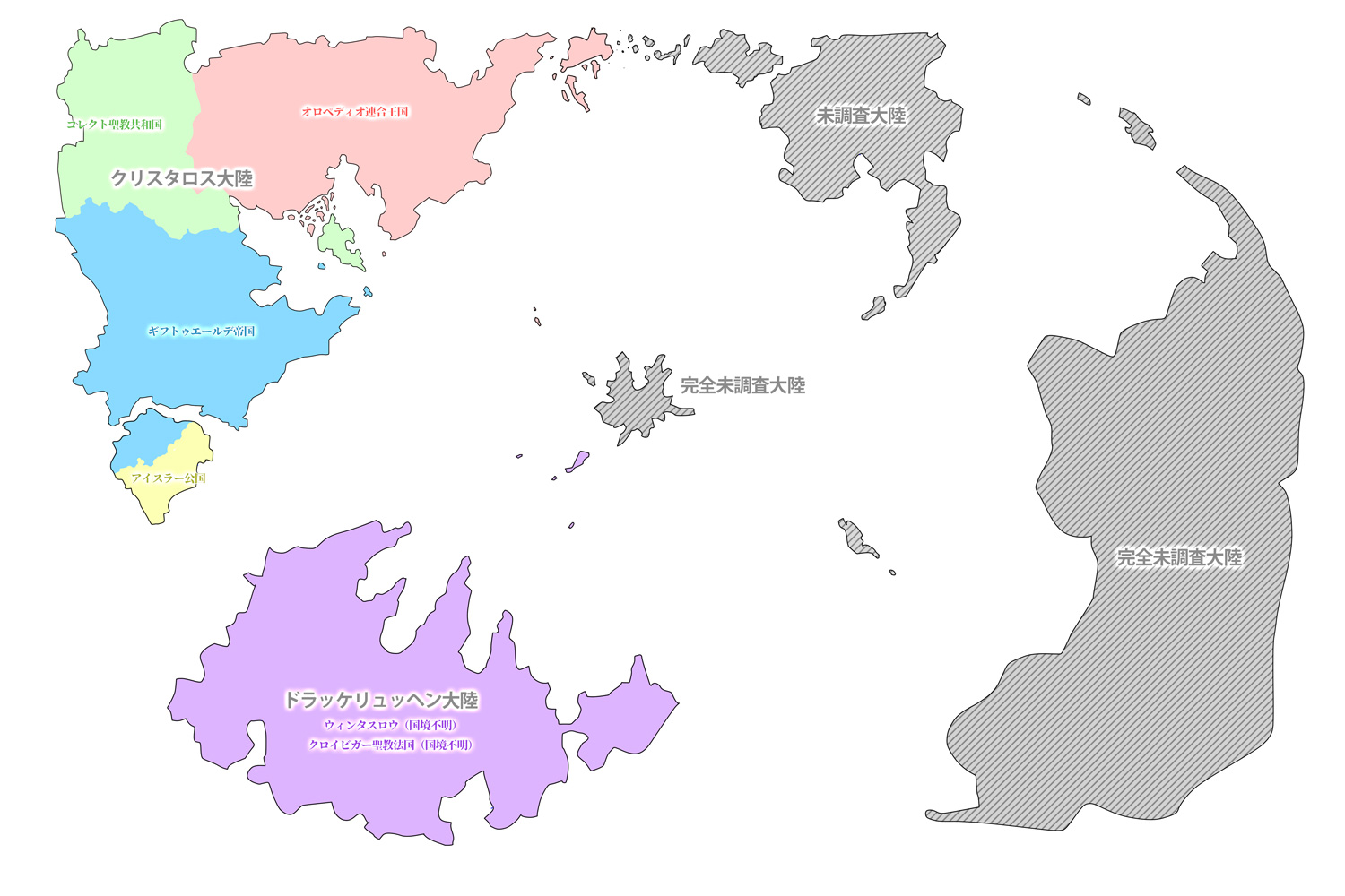 白石英の玉座 閑話短編集 Banzai３ 地図イラスト 小説投稿サイトノベルアップ