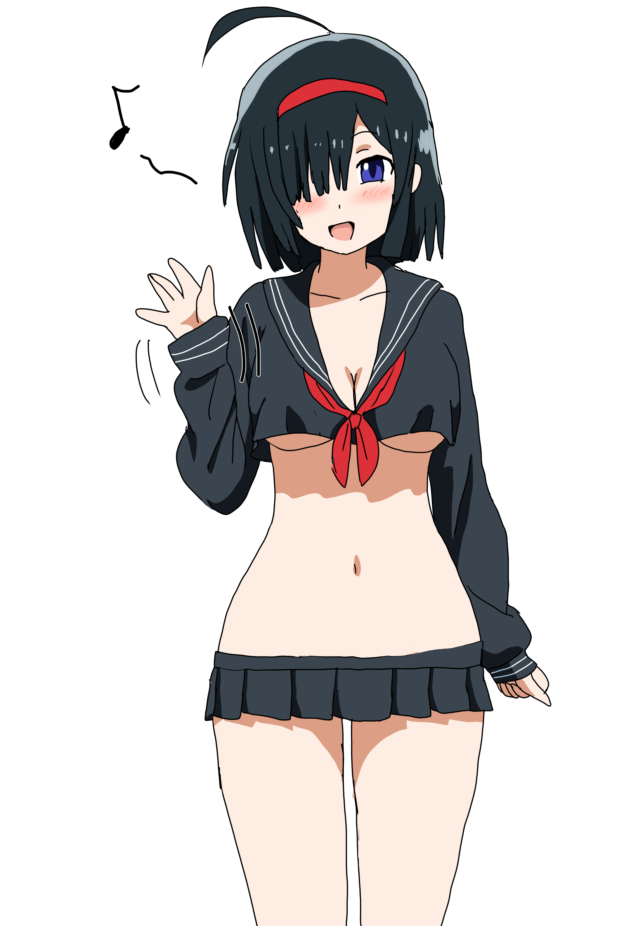 セクシー美女カード ヒロイン 美 おへそ くいこみ 下着 美もも ラスト